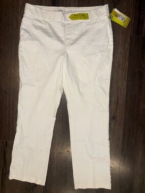Lee White Pull-On Pants